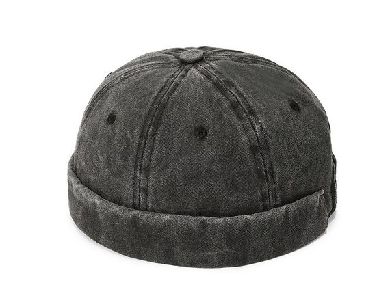Короткая шапка кепка, докер Синий  56-60р (2275) | Зображення 2