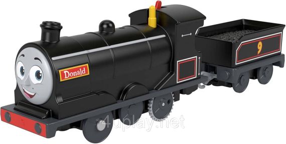 Паровозик Томас и друзья. Моторизованный поезд Дональд Thomas & Friends Motorized Toy Train Donald | Зображення 1