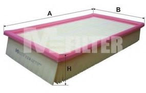 Фільтр повітряний MB (вир-во M-filter) MFILTER K374 на MERCEDES-BENZ E-CLASS седан (W210)