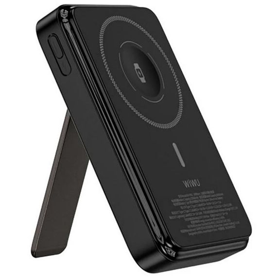 Портативний ЗП Power Bank WIWU Wi-P061 22.5W+PD20W з БЗП+iWatch with cable 10000 mAh Black | Зображення 4
