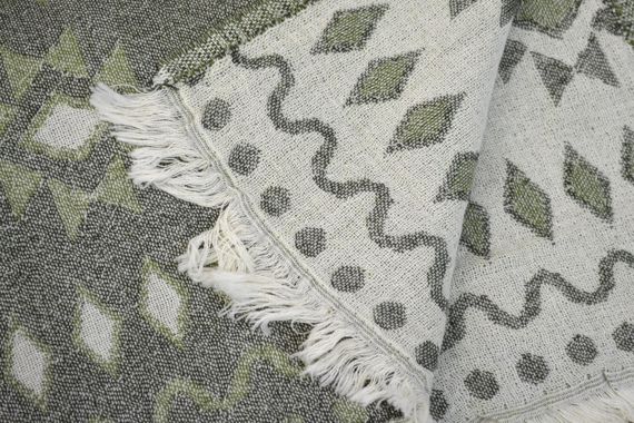 Муслиновое покрывало Kayra 210x250 см MP3, Хаки | Зображення 5