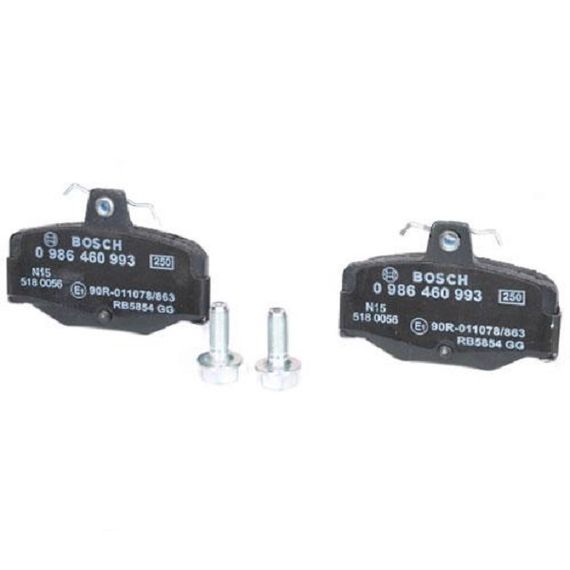 Тормозные колодки Bosch дисковые задние NISSAN Primera -01 0986460993