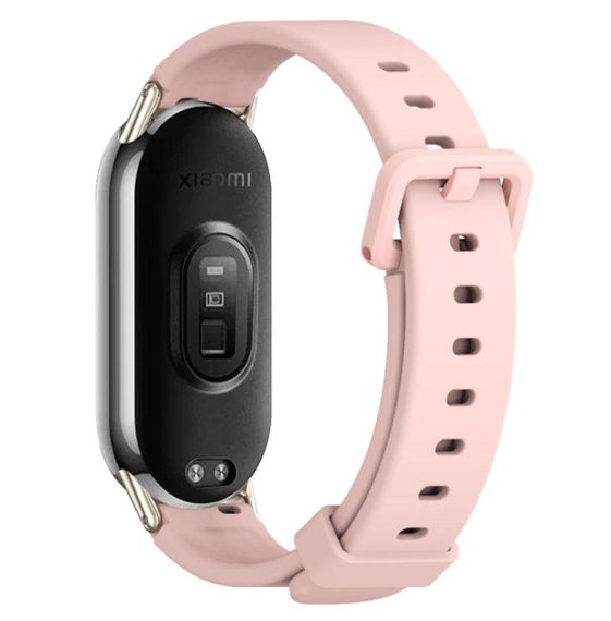 Силіконовий ремінець Mijobs для фітнес браслета Xiaomi Smart Band 10 - Pink | Зображення 2