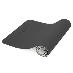 Килимок спортивний Cornix TPE 183 x 61 x 0.6 см для йоги та фітнесу XR-0349 Black/Grey