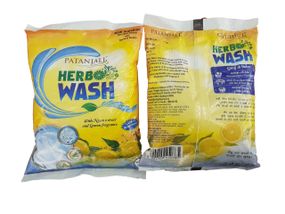 Пральний гіпоалергенний порошок Herb wash c Німом і Лимоном Патанджалі 1 кг,