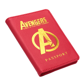 Обкладинка для паспорта SV у стилі Avengers 14.5*10cm Style 10, Червоний