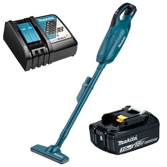 Пилосос акумуляторний Makita DCL182RF (40 мбар, 1.0 м3/хв, LXT)