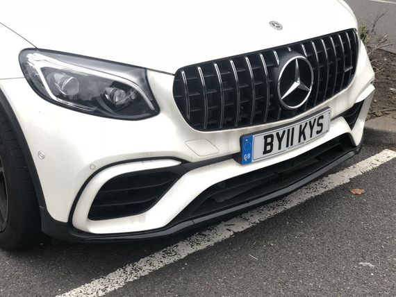 Передня решітка 2015-2019 (GT) для Mercedes GLC coupe C253 | Зображення 1