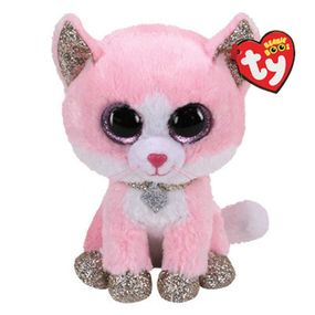 М&apos;яка іграшка Ty Beanie Boo&apos;s Рожеве кошеня FIONA 15 см (36366)