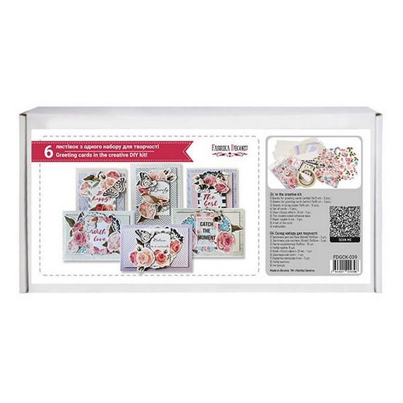 Набір для створення вітальних листівок "Catch the moment" FDGCK-039, 6 шт | Зображення 3