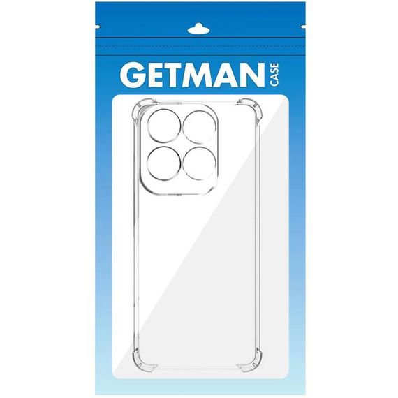 TPU чохол GETMAN Ease logo посилені кути Full Camera для Infinix Note 40 Pro 4G Безбарвний (прозорий) | Зображення 1