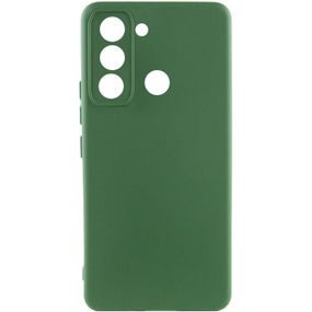 Чехол Silicone Cover Lakshmi Full Camera (A) для TECNO Spark 8C Full camera, Бордовий/Marsala Full camera, Зелений/Dark green