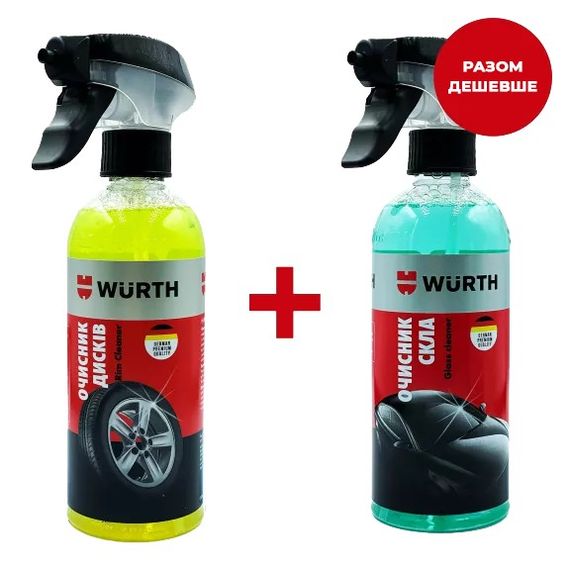 Набір очисник скла 400 ml та очисник колісних дисків 400 ml, CONSUMER LINE