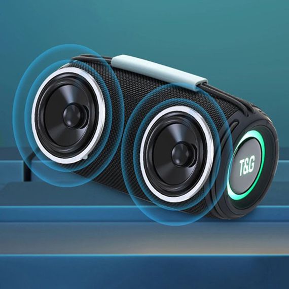 Переносні колонки, Вулична блютуз колонка з гучним звуком, Потужна колонка блютуз PA-30 | Зображення 9