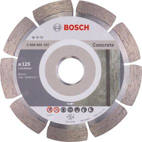 Диск алмазный Bosch Standard for Concrete 125-22.23, по бетону (2.608.602.197)