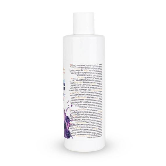 2в1 лубрикант та масажний гель - MyLove Aroma Series Intim&Massage Blackberry, 300 мл Sex Aura | Зображення 4