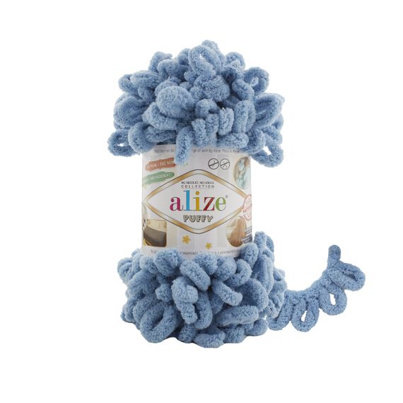 Пряжа Alize Puffy 280 алізе пуффі плюшева