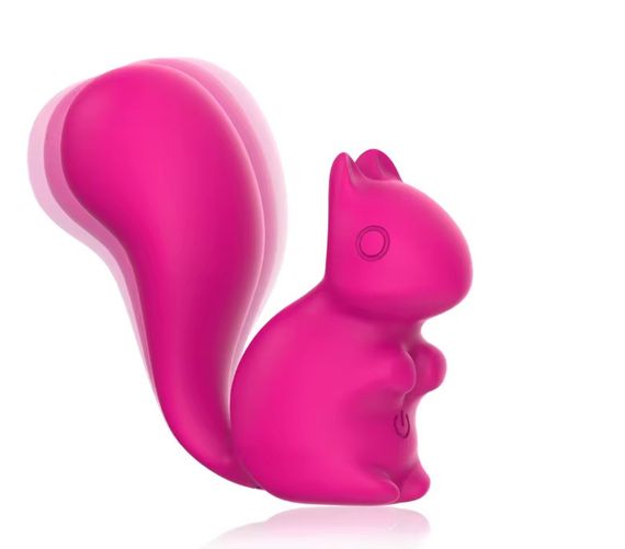 Міні-вібратор кліторальний Every Night Toys Debbie у формі білочки рожевий, 10 режимів вібрації sexstyle