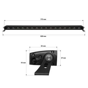 Світлодіодна фара-люстра StarLight 160watt 10-30 V IP68 (SL47-160W)