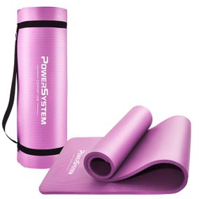 Килимок для йоги та фітнесу Павер сістем PS-4017 NBR Fitness Yoga Mat Plus Pink (180х61х1)