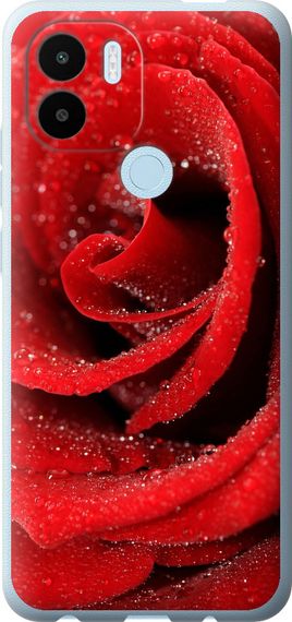 Чехол на Xiaomi Redmi A1 Plus Красная роза "529u-2942-17620"
