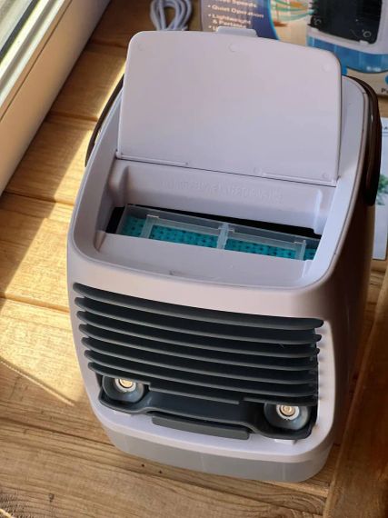 Портативный вентилятор USB с водяным охлаждением, распылитель, Arctic air cooler AND XL-1375, увлажнитель | Зображення 2