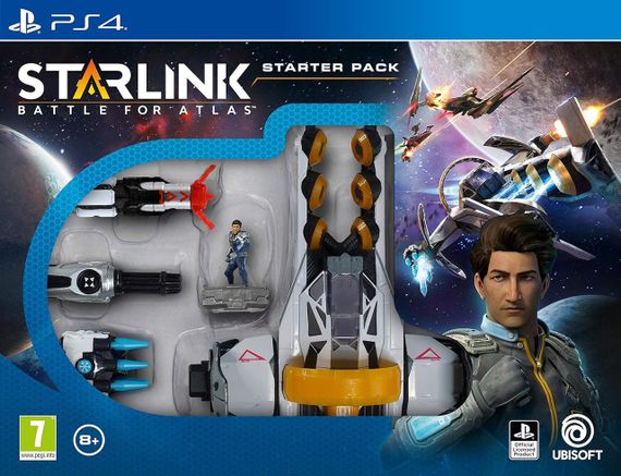 Подарунковий набір Starlink Battle For Atlas, гра для PlayStation 4 PS4, стартовий набір, комплект зі зброєю та пілотом