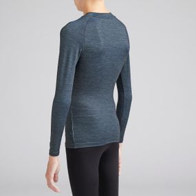 Термофутболка дитяча з довгими рукавами Keepcomfort 100 сіра - 7-8 р 123-130 см