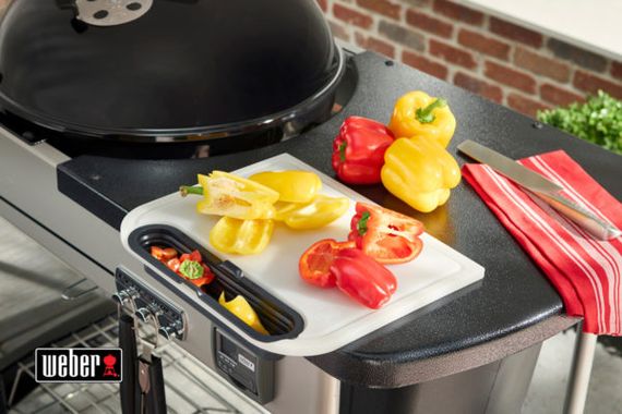 Дошка для нарізки, пластикова з лотком Weber 7032 Код: 009990 | Зображення 3
