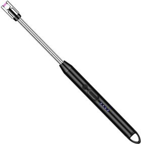 Импульсная USB зажигалка Primo со встроенным аккумулятором для газовой плиты, духовки, розжига - Black