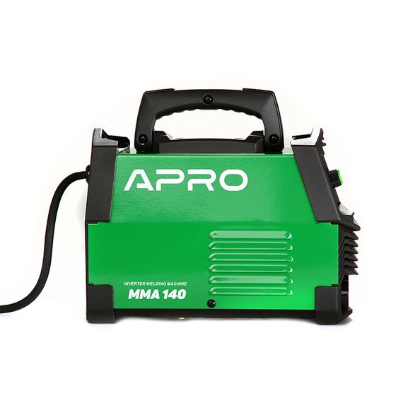 Зварювальний апарат інверторний APRO MMA-140 20-140А ел 4 мм 2,5+1.5м + набір кабелів 8945011 | Зображення 4
