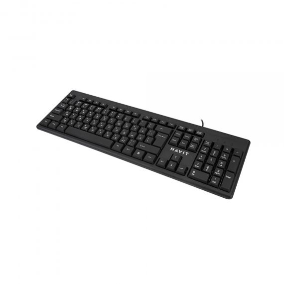 Дротова клавіатура HAVIT HV-KB2001 USB Black | Зображення 2