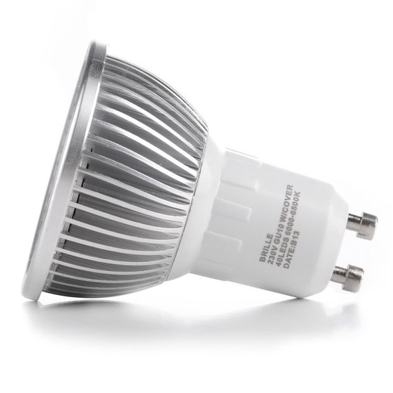 Лампа светодиодная LED 4.9W GU10 WW MR16 CCD 220V | Зображення 3