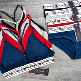 Женский комплект белья ТН cо слипами (брифи) - размер  Л