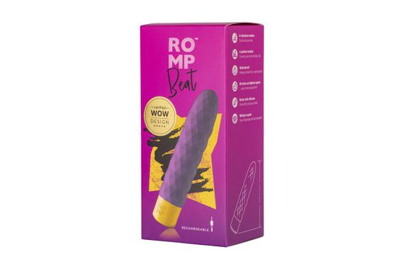 Мінівібратор Romp Beat, 4 вібро-патерни, 6 рівнів інтенсивності | Зображення 5