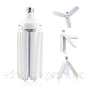 Светодиодная лампа Fan Blade Led 45W E27 тройная в форме вентилятора