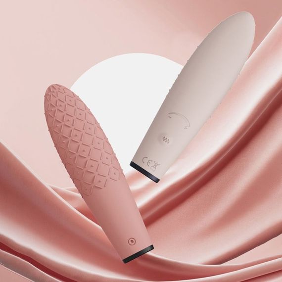 Вібратор-масажер з ефектом руху язика Sweet Em 0064F коричневий Sex Aura | Зображення 3