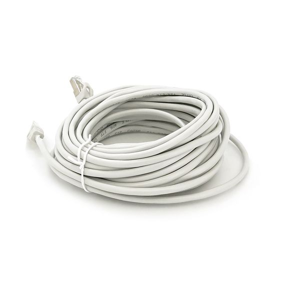 Патч-корд литой MERLION,FTP,RJ45,Cat.5e,10m,серый,CCA,Q200 | Зображення 1