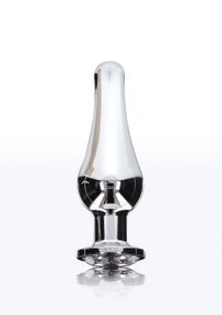 Анальна пробка із кристалом Toy Joy Diamond Bum Bijou, сріблястий, Small sexstyle