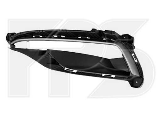 Решетка в бампере левая Hyundai Sonata LF '14-17 Sport (с отв. под DRL) (FPS)