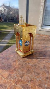Панахидний стіл на пісок із чеканкою