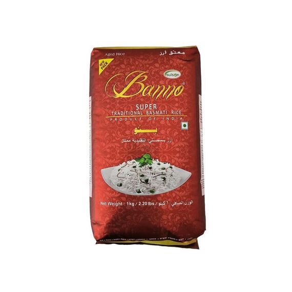 Рис Banno Басматі 1 кг 8908000668065