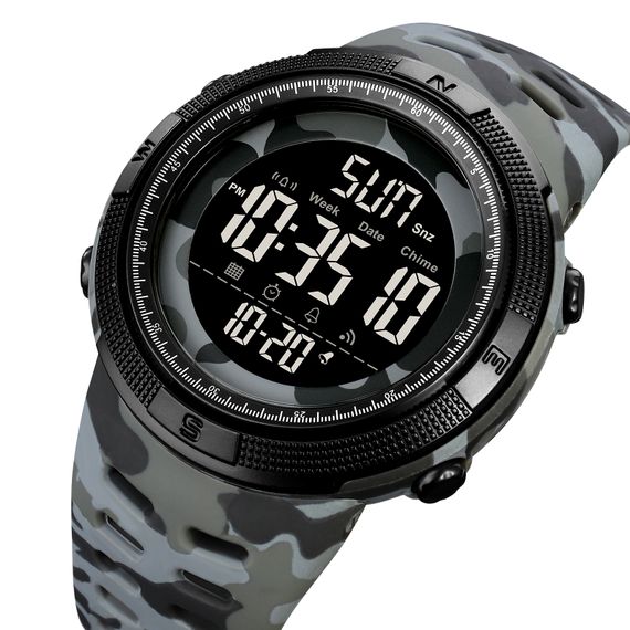 Чоловічий годинник Skmei 2070CMGY Camo Grey | Зображення 1