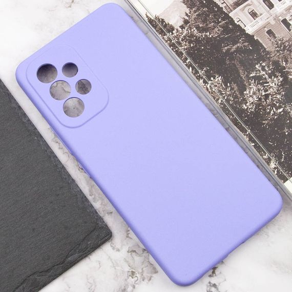 Чехол Silicone Cover Lakshmi Full Camera (AAA) для Samsung Galaxy A33 5G Сиреневый / Dasheen | Зображення 4