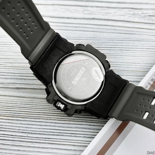 Чоловічий годинник Skmei 1155B Military Gray | Зображення 2