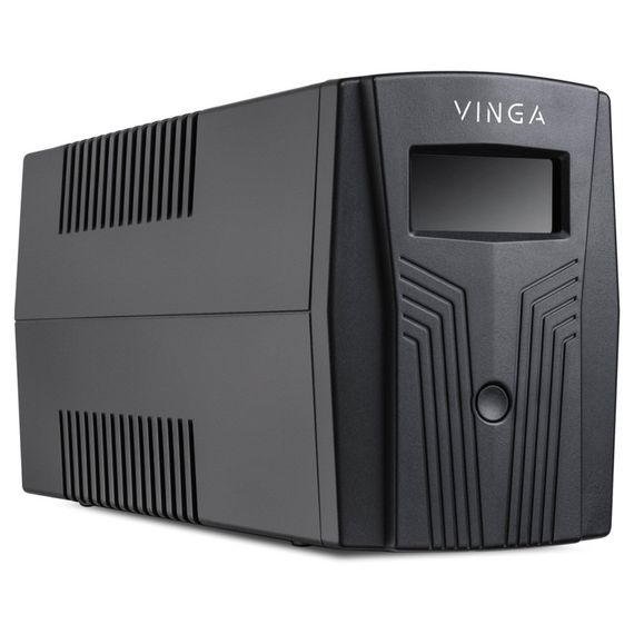 Пристрій безперебійного живлення Vinga LCD 1500VA plastic case (VPC-1500P) | Зображення 4