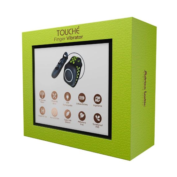 Вібронасадка на палець з браслетом Adrien Lastic чорно-сірий, розмір L sexstyle | Зображення 7