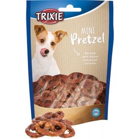 Ласощі Trixie Mini Pretzels для собак крендель з куркою 100 г