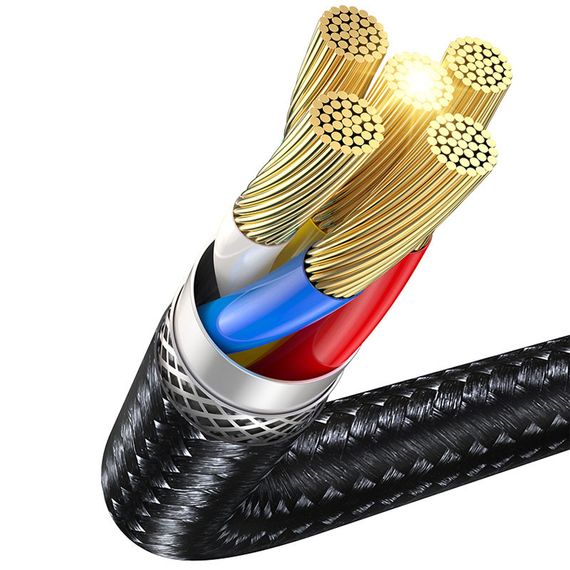 Дата кабель USAMS US-SJ522 U71 Type-C to Lightning PD 20W (2m) Black | Зображення 3