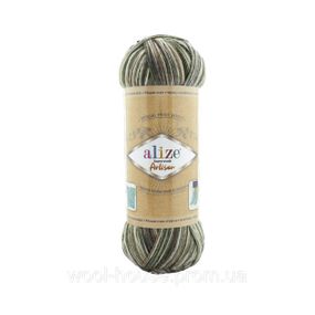 Шкарпеткова пряжа Alize Artisan Superwash, 9014